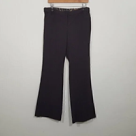 express design studio dress pants Editor Studio Stretch Twill Mid Rise Pinstripe Trouser Pant